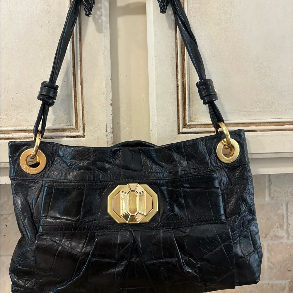 B Makowsky Purse . Black